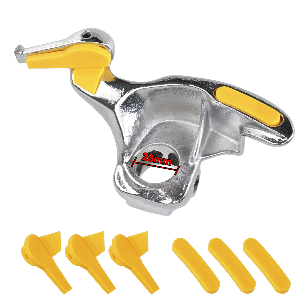 28Mm/30Mm Rvs Metalen Mount Demonteren Vogel Hoofd Hulpmiddel Auto Voertuig Band Wisselaar Auto Accessoires Styling moulding Kit: 28MM
