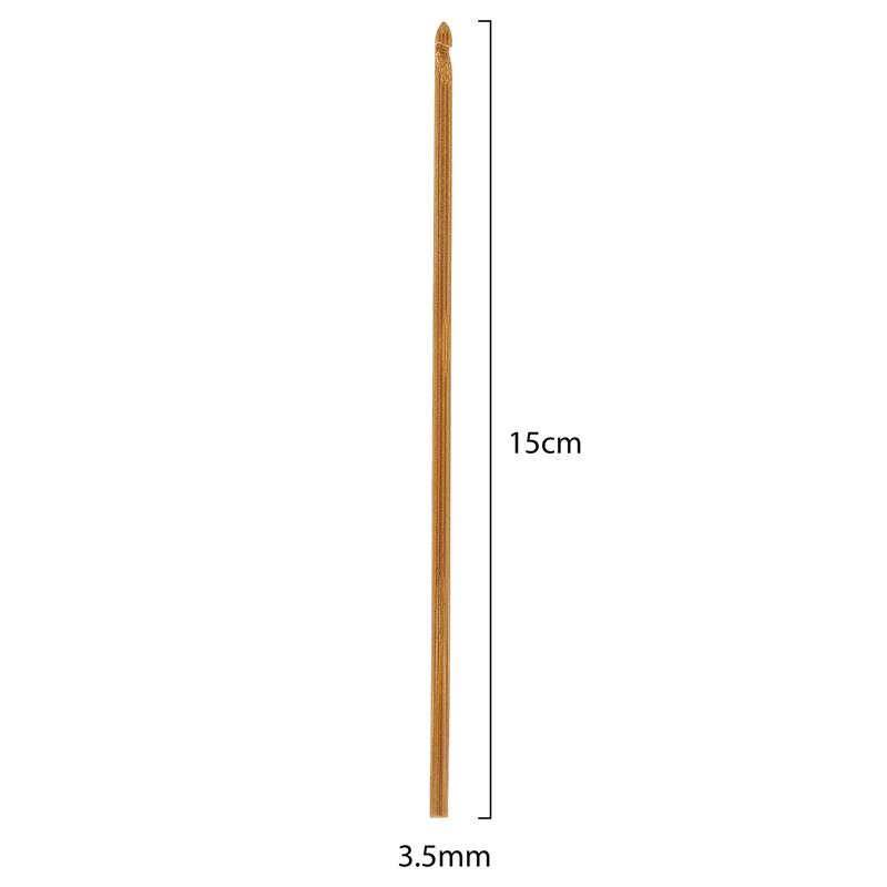 Gancho de ganchillo con mango de bambú, hilo de tejido de aguja de tejer artesanal, 3-10mm para agujas de tejer hechas a mano, hilo de tejido artesanal: Verde claro