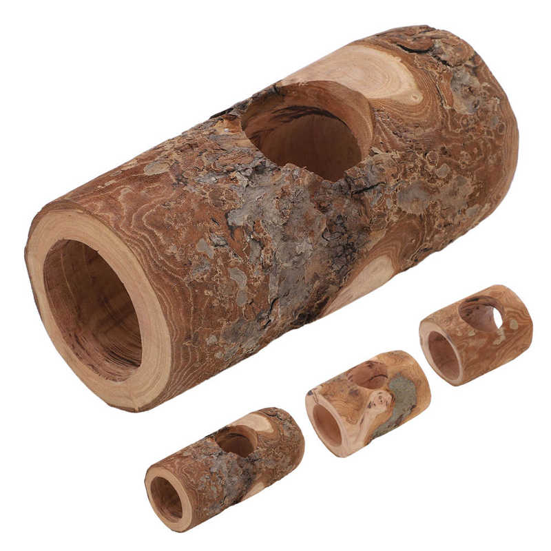 Tubo de hámster de madera, túnel para hámster, para conejillo de indias, para conejo