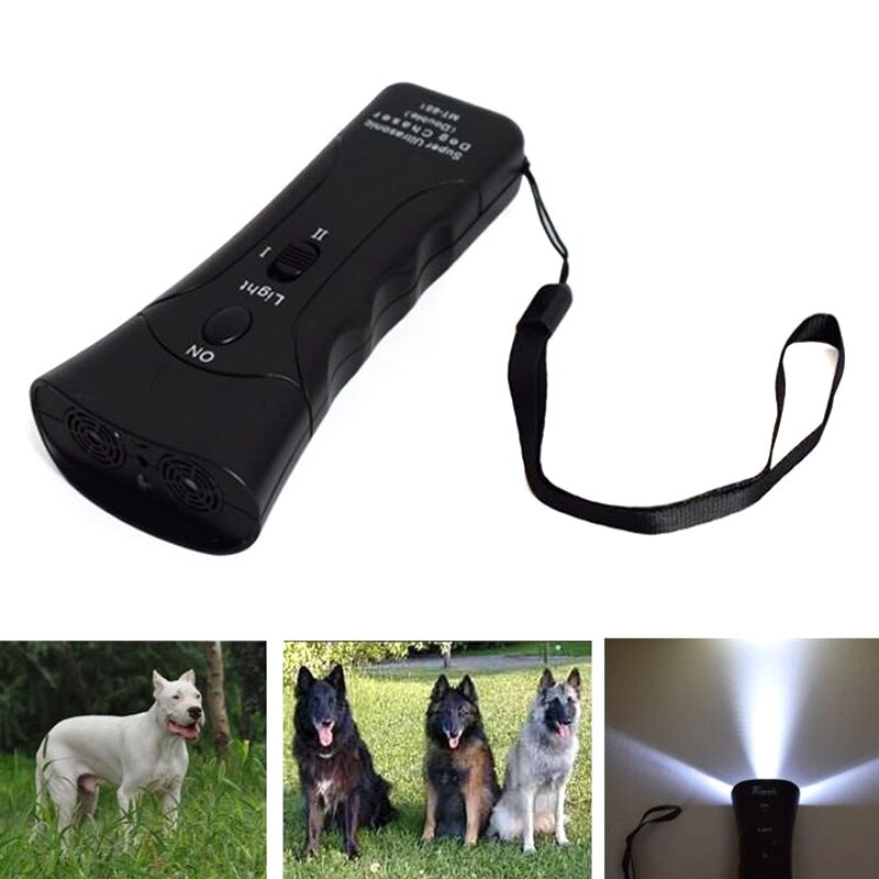 Portable Ultrasonic Dog Repellent Handheld Bark Stopper Animal Attacks Repeller Dogs Training Device YU-Home