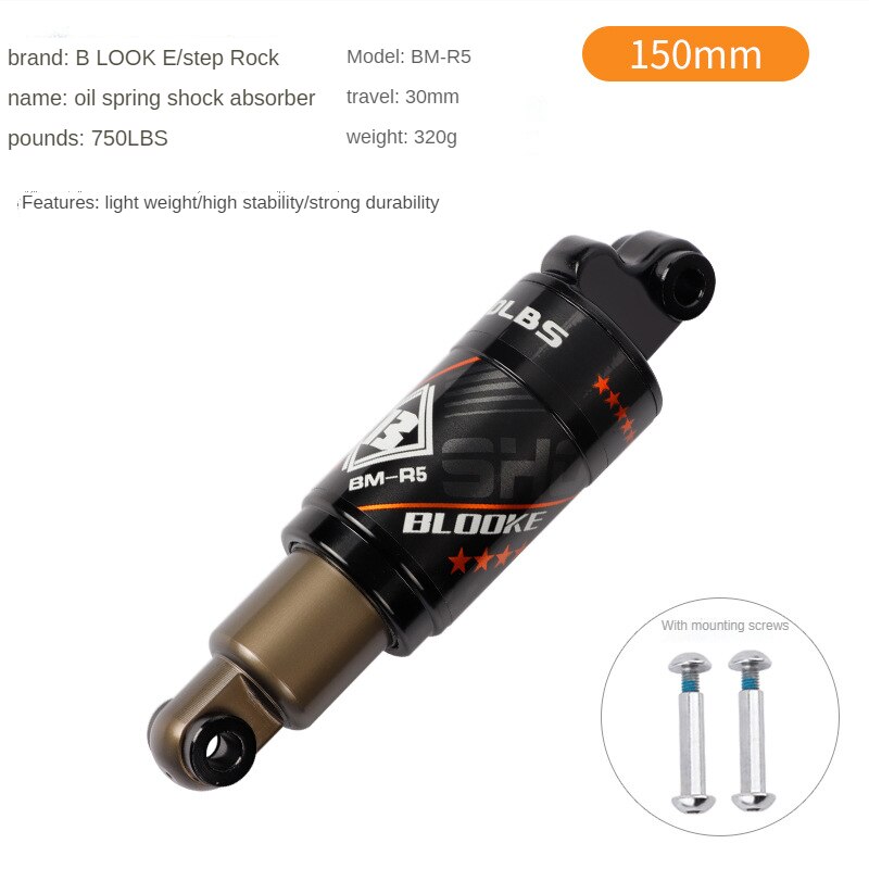 Mountain Bike Rear Coil Shock Absorber Gas Scooter, Electric Dirt