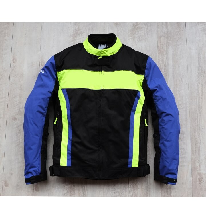 Uomo per Suzuki giacche da corsa per moto Offroad Motocross equitazione giacca calda antivento con protezioni 5 pezzi