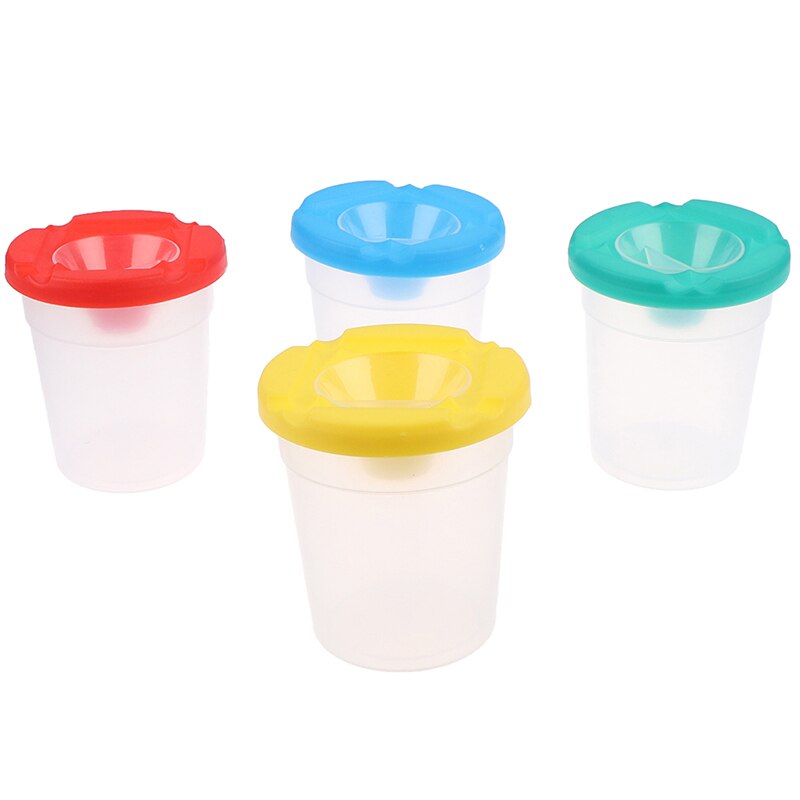 Water leakage prevention DIY Children Washing Cup writing brush Cup Paint Cup