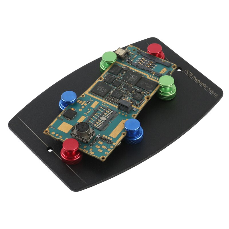 Adjustable Magnetic Fixture Magnetism Clamp PCB Solder Auxiliary Plate Jig For Industrial Microscope Soldering Inspection: B