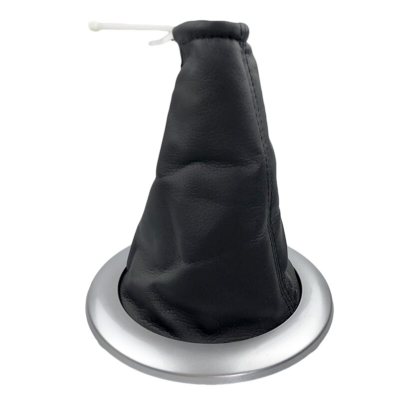 Pomo de palanca de cambios para maletero de Renault Megane 2 MK2 II Sport Tourer II, palanca de cabeza, Collar: Black Silver