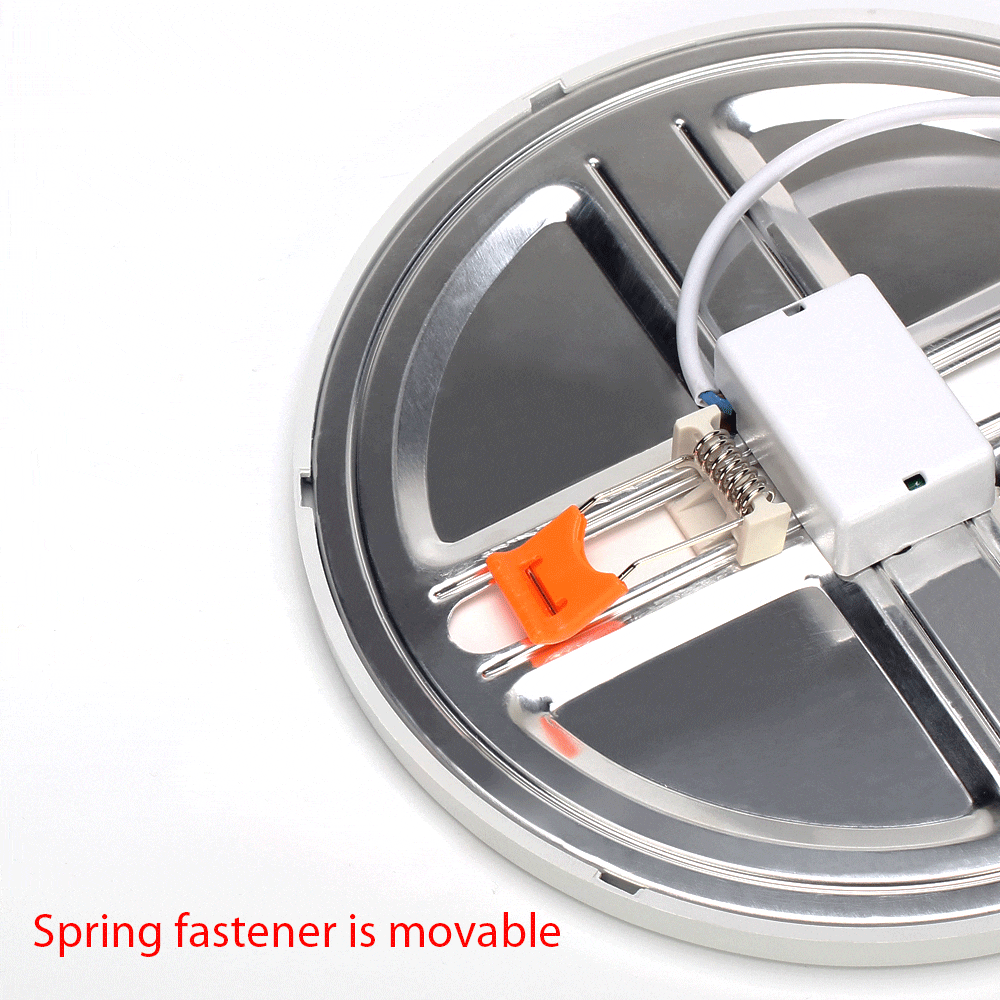 Ultra Thin LED Panel Downlight Square 6W 8W 15W 20W Fastener movable Aluminum Ceiling Recessed Light White 6000-6500K AC85-265V