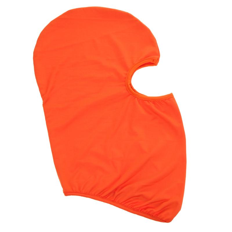 Cycling Masks UV Protection Motorcycle Full Face Mask Outdoor Balaclava Soft Neck Face Cover Ski Mask Training Mask Accessories: Orange