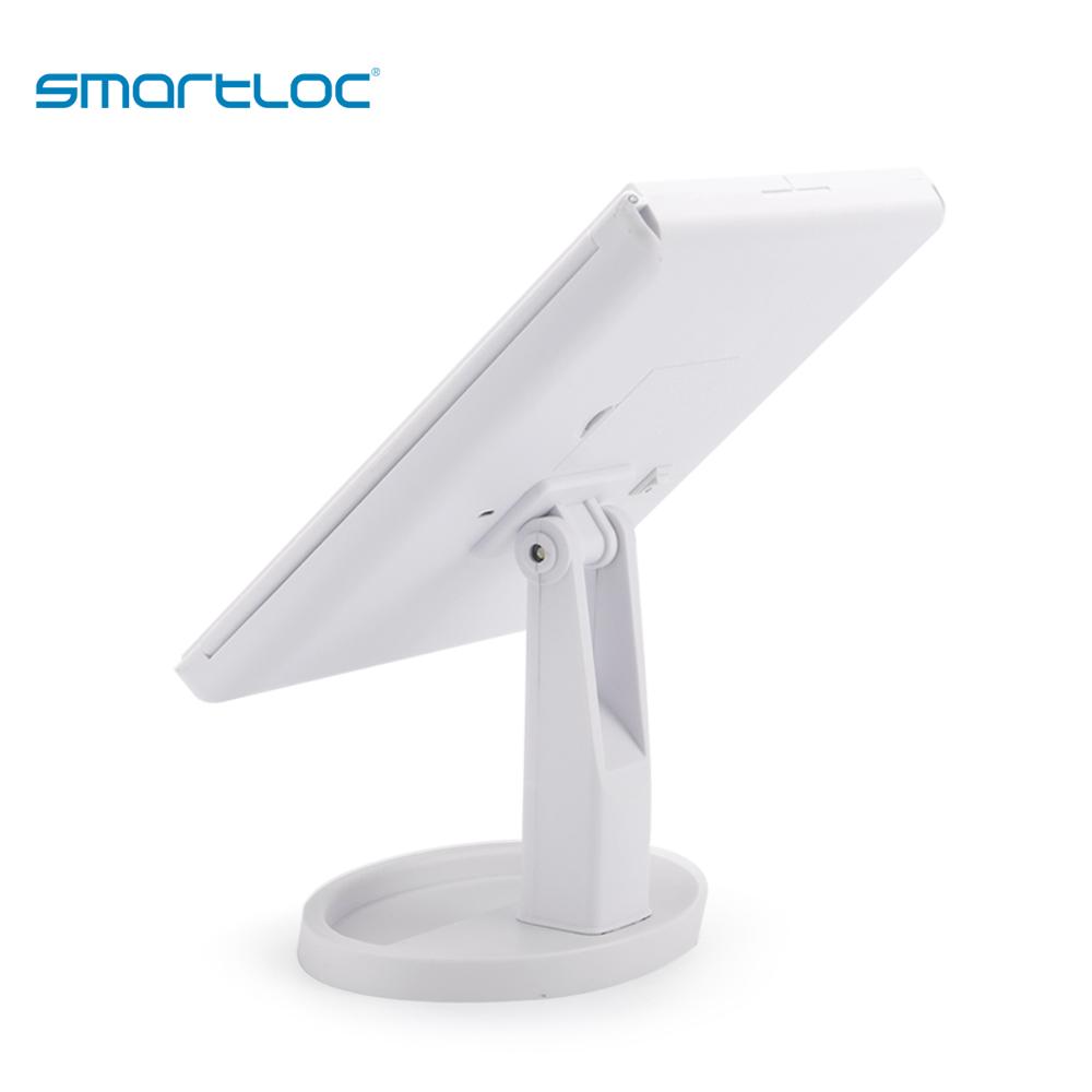 Smartloc 2x förstorande led-ljus pekskärm skrivbord sminkspegel badrum badkar speglar handfat toalett kosmetika 360 roterande