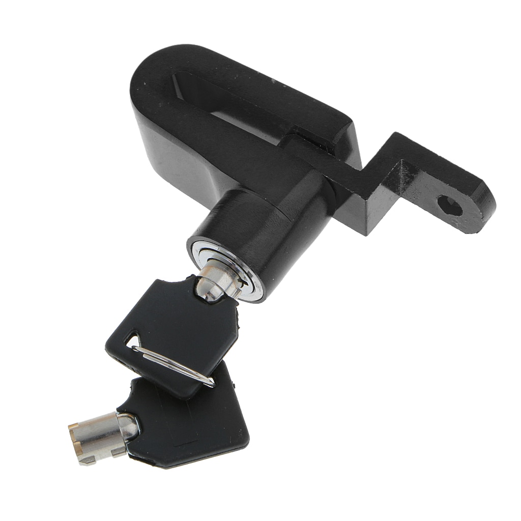 Anti-Theft Sercurity Lock Brake Locking For Bikes Motorcycles Black