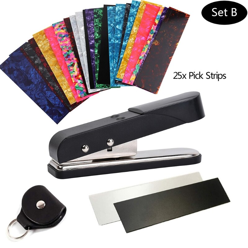 T4MF Guitar Pick Maker Punch, Maker Gat Punch Cutter Machine Unieke Plectrums, werkt Geweldig Op Allerlei Materialen