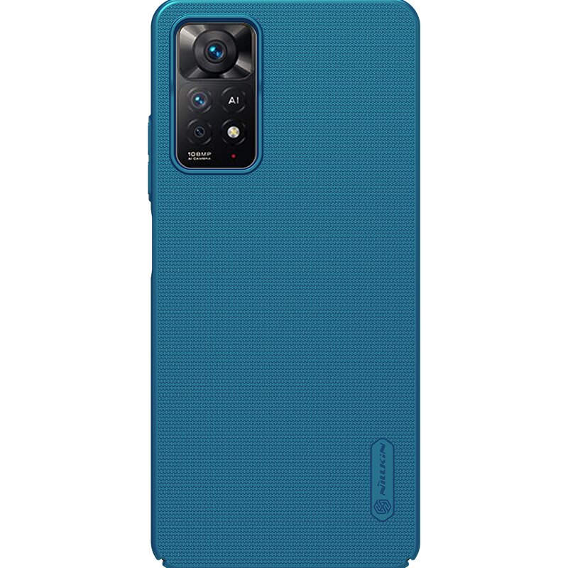 Dla Xiaomi Redmi Note 11 Pro 5G sprawa Nillkin Super matowa tarcza szczupła pokrywa dla Xiaomi Redmi uwaga 11 Pro Plus 11S globalna obudowa: Redmi Note 11 Pro / Niebieski