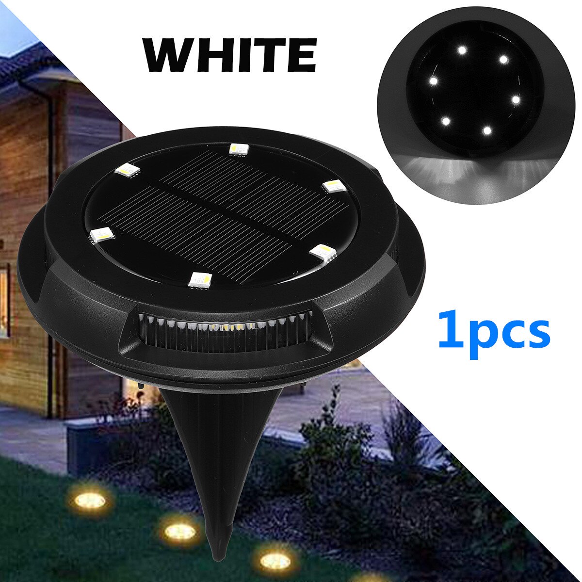 LED Solar Lawn, Courtyard Ground Lamp