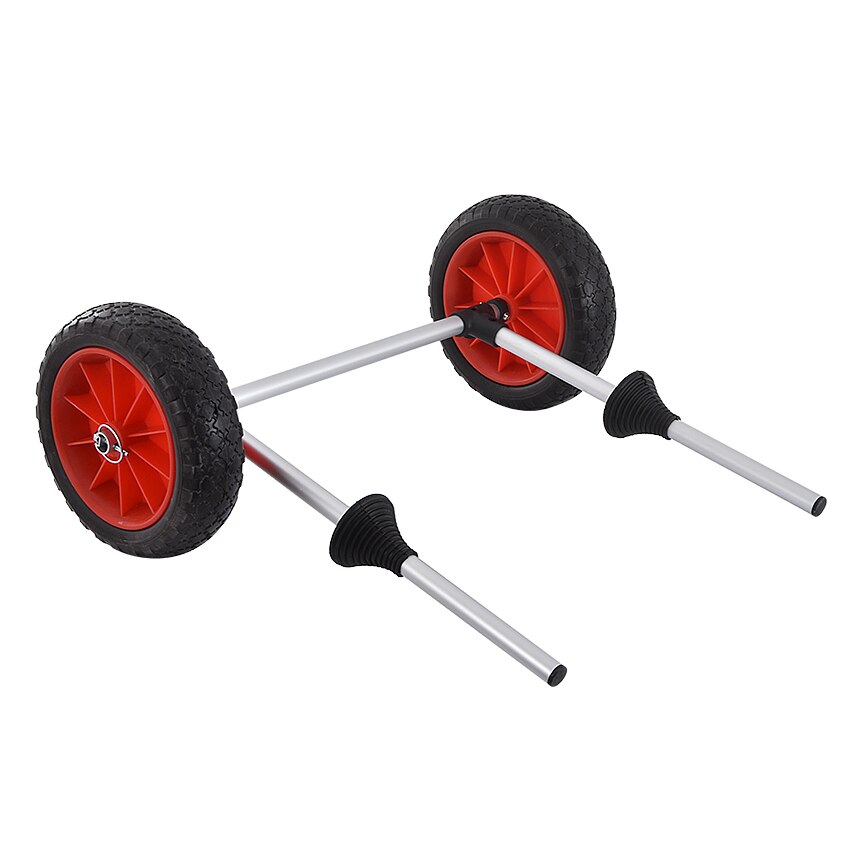 Y02017 fällbara hopfällbara sit-on-top kajak kanot uppblåsbara hjul sand shoppingvagn kajak släpvagnar luftfart aluminium
