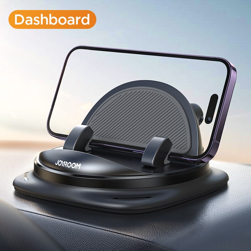 Joyroom – support de téléphone universel pour tableau de bord de voiture, support de téléphone en Silicone réutilisable amélioré pour tableau de bord de voiture, tapis antidérapant: Default Title