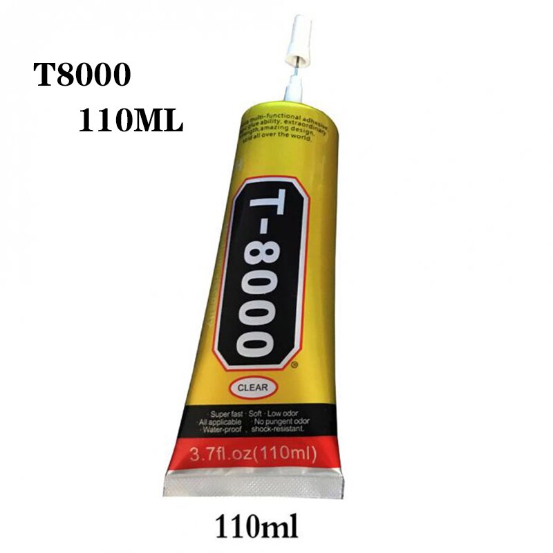 110ml T7000 Telefon Glas Anzeige Super Kleber Metall Kunststoff Klebstoff Textil Stoff Kleidung T7000 Telefon Bildschirm Reparatur Werkzeug: T8000 110ML