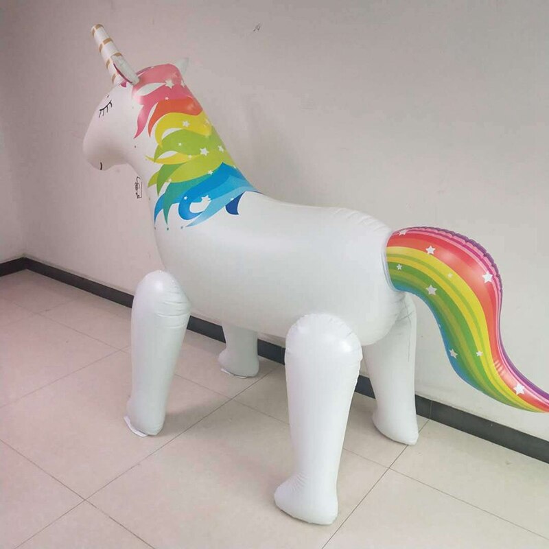 Beach Toy Spray Water Toys Animal Children Play Water Unicorn Home Sprinkle Water Park Inflatable Outdoor Summer PVC Family Game