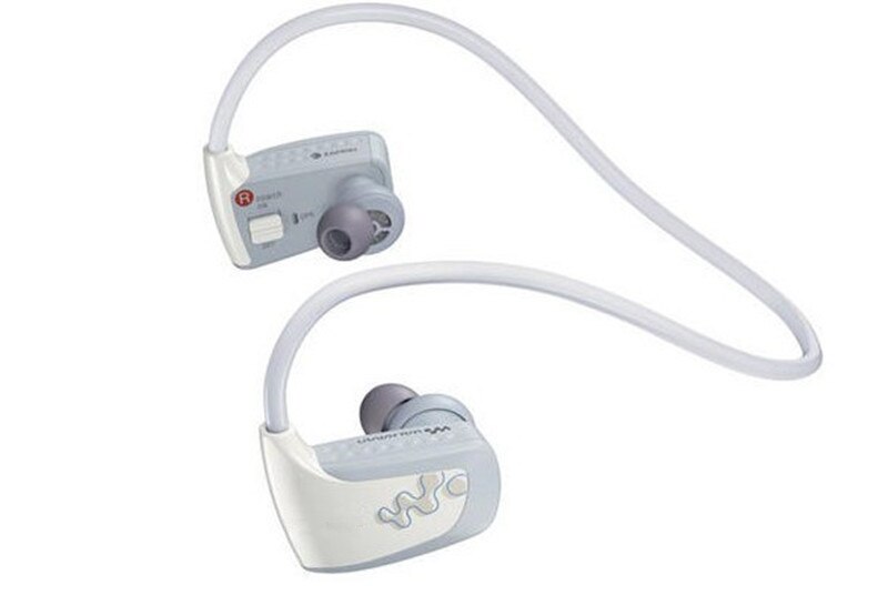 4 gb Headset Stereo Walkman Mp3 Spieler JS-w262 Verhindern Schweiß Sport Kopfhörer Mp3 Spieler-in Lagerbier: Weiß