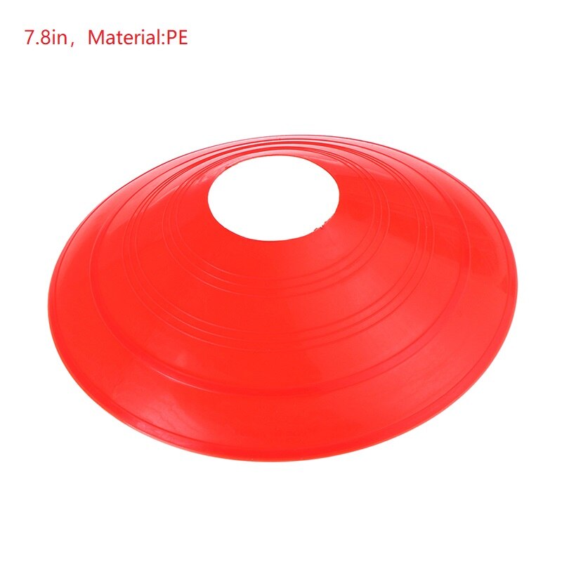 1/5/10Pcs Soccer Training Sign Dish Pressure Resistant Cones Marker Discs Marker Bucket PVC Sports Accessories: RD1pc