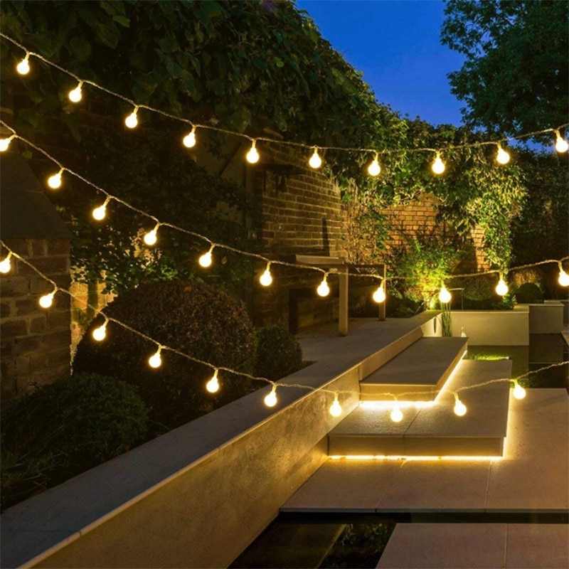 10m/5m fairy girlander led boll string lampor chrismtas glödlampa fairy string dekorativa lampor för bröllopsfest dekoration