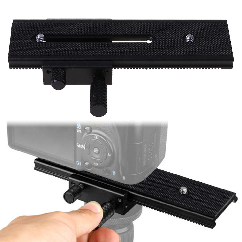 2 manier Beweegbare LP-01 Macro Focusing Rail Slider voor Canon Nikon Sony Pentax DSLR Camera 1/4 "Schroef scherpstellen Accessoires