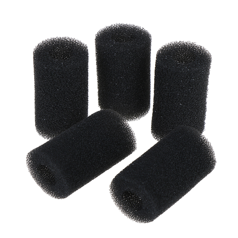 5 Stücke Schwamm Aquarium Filter Schutz Abdeckung Für Aquarium Einlass Teich Schwarz Schaum 15mm Schiff