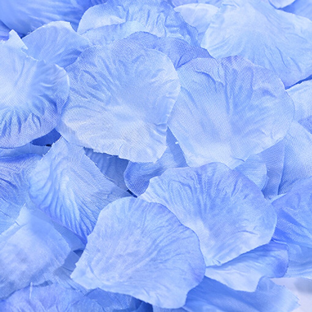 100 stk silkebløde kunstige rosenblade farverige bryllup romantisk silke rose blomst til bryllup dekoration forsyninger: Nr. .7