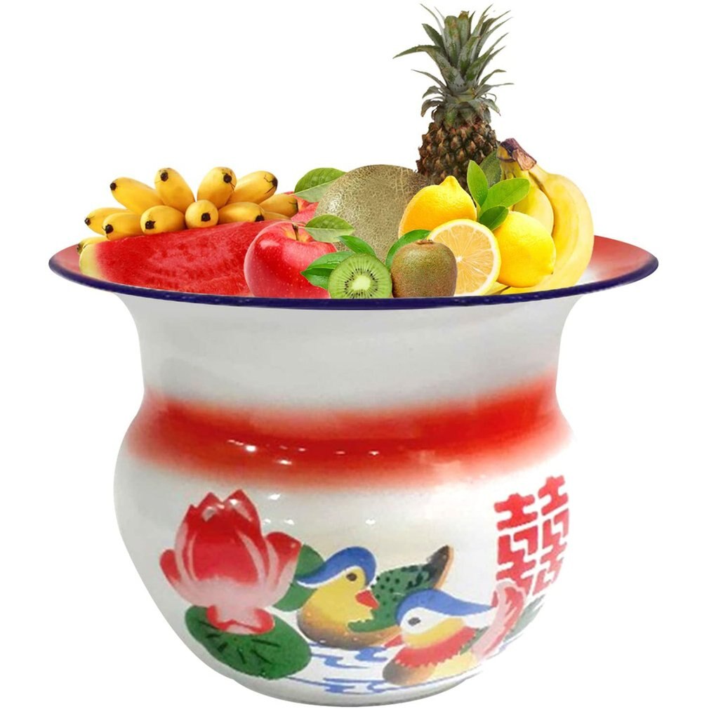 1960s Chinese Traditional Fruit Basket Chinese Vase Antique Kitchen Tool Champagne Ice Bucket Wedding Decorations Fruit storage