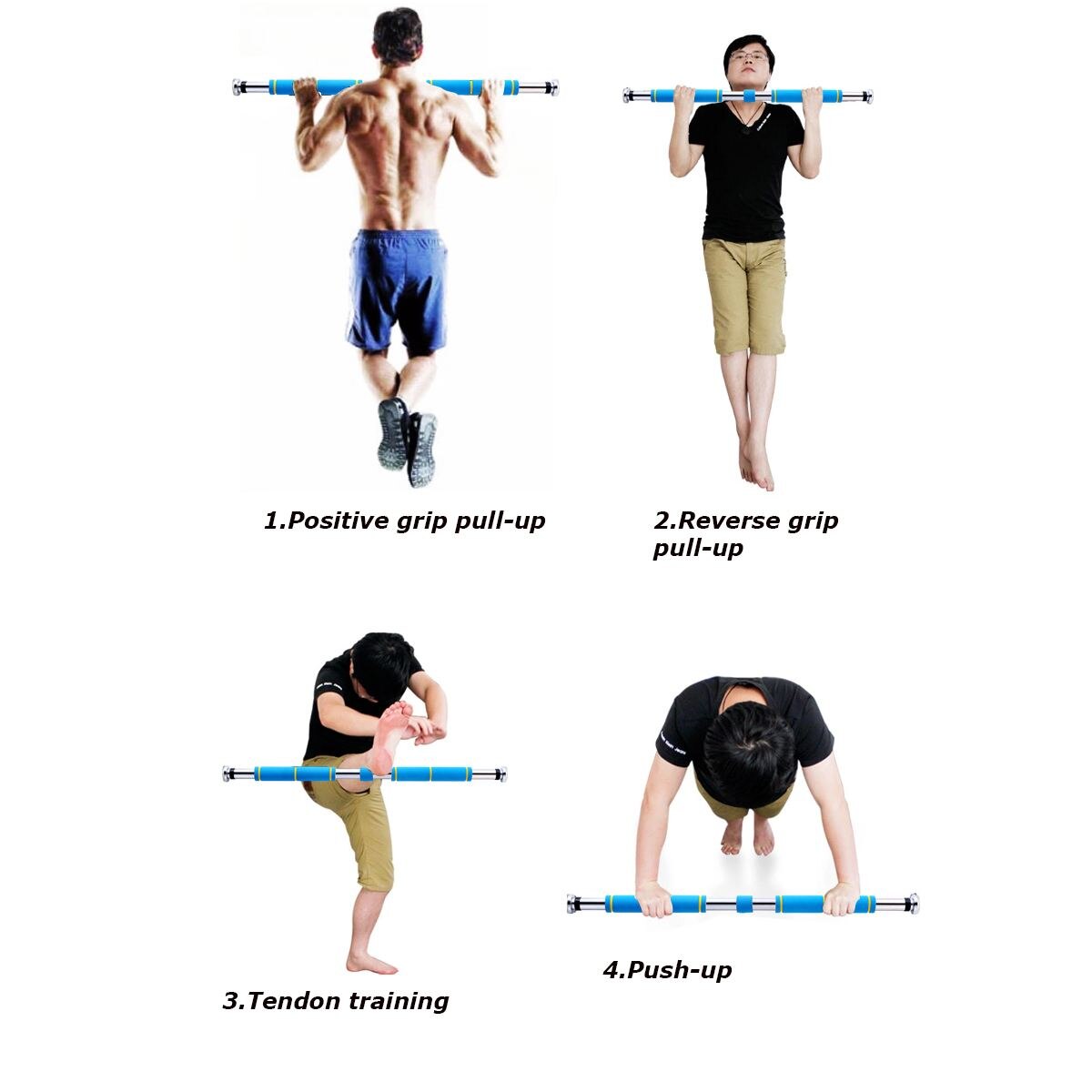 Multi-functional Pull-Up Bar Home Horizontal Bar Steel Push Up Gym Fitness Adjustable Equipment For Arm Sport Indoor Training