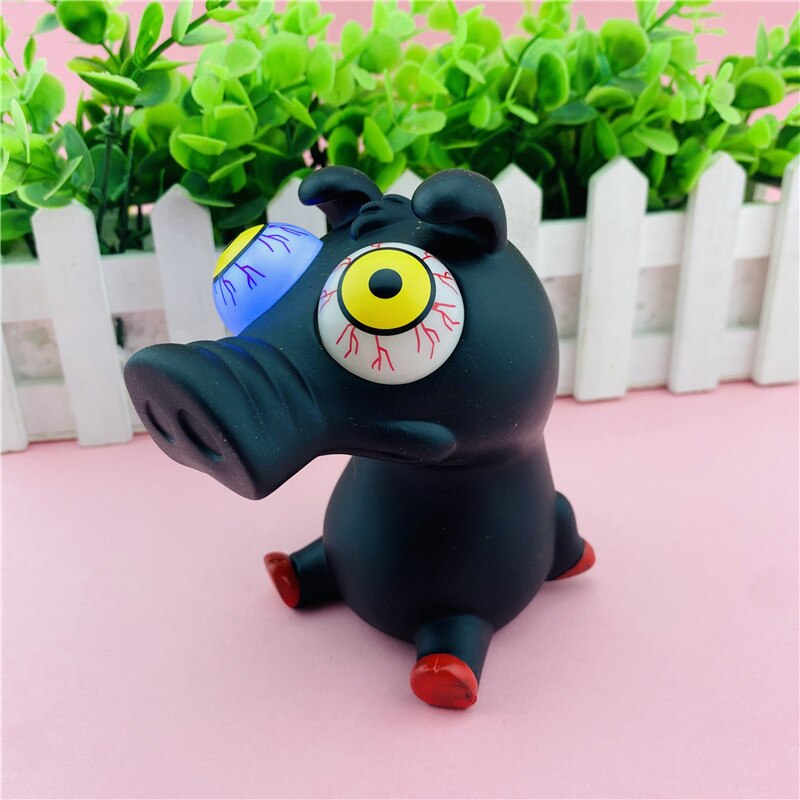 Giocattolo anti-fatica Cambia la luce Squishy Sveglio animale Spremere Mochi in Aumento Morbido Appiccicoso Alleviare Lo fatica Divertente regali di Halloween per i bambini