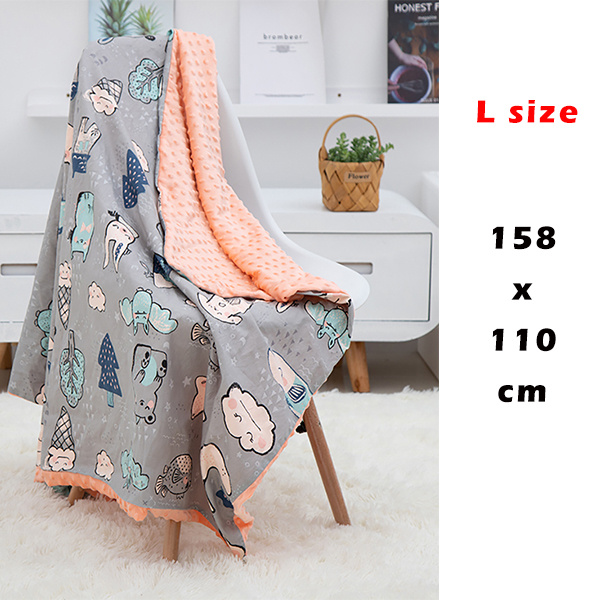 Baby Baumwolle Decke Weichen Flanell Vlies Windeln Neugeborene Kleinkind minky Bettwäsche Decke Kinderwagen wickeln Abdeckungen Blasen M/L größe: verrotten
