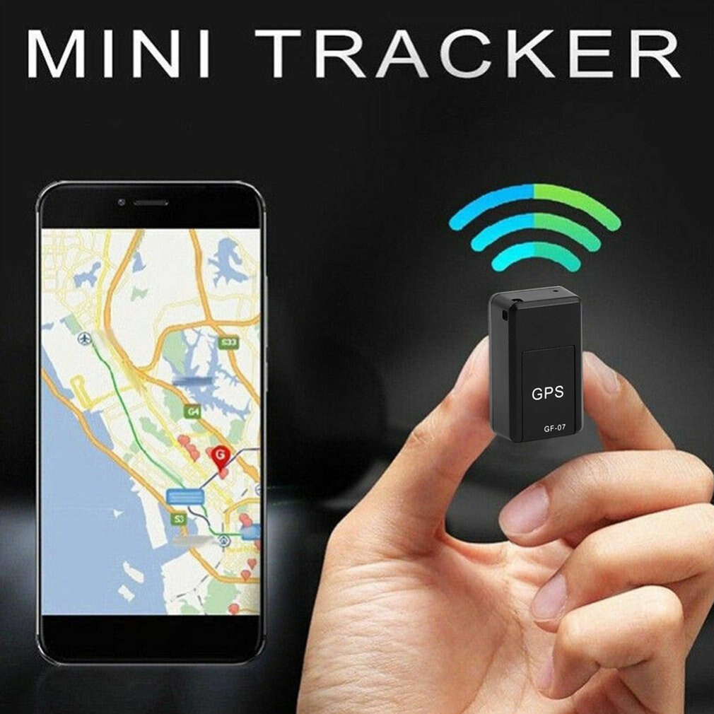 Localizador inteligente GF07 para coche, rastreador GPS en miniatura, grabación antirrobo, fuerte absorción magnética