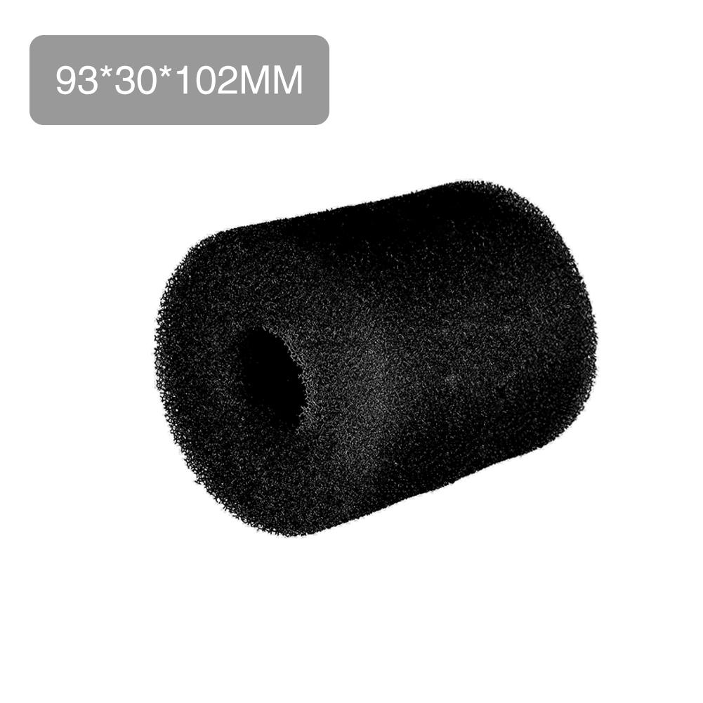 3 størrelser sort hvid swimmingpool filter skum svamp intex  s1 type genanvendelig vaskbar patron skumdragt intex boble jetted: C