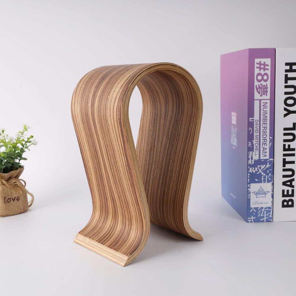 Solid Wood Earphone Cable Bracket, Headset Stand, Headphone Stand