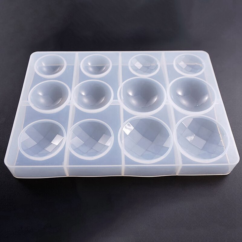 Cabochon edelsteen hars siliconen mallen voor taartdecoratie, polymeerklei epoxy urethaan polyresin sieraden maken facet en rond