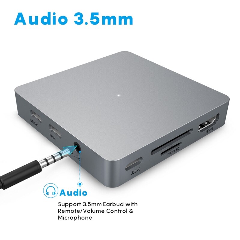 HUB USB C 11 IN 1 adattatore Typec USB C a HDMI 3.5mm Jack au-dio SD TF HDMI VGA RJ45 USB3.0 Docking station Typec per MacbookPRO