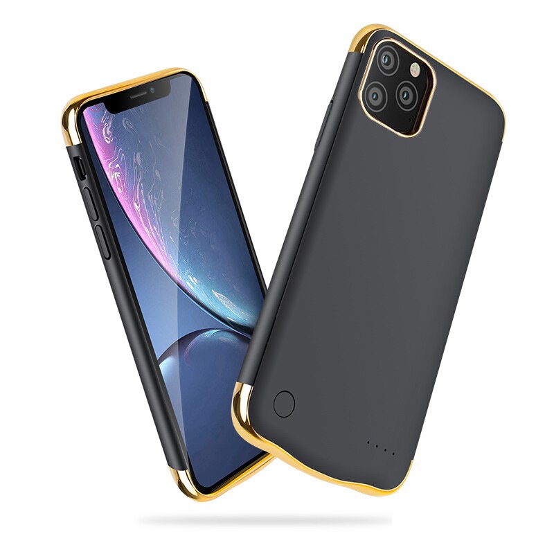 Slim Plating shockproof Battery Case For iPhone 11 Pro Max Battery Charger Case For iPhone 11 External Power Bank Charging Cover