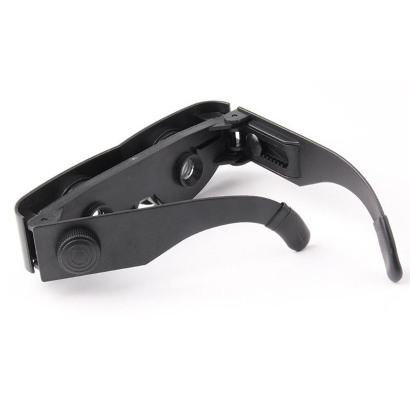 Telescoop Klassieke Delicate Textuur Vissen Telescoop Bril ABS Frame Outdoor Vergrootglas Verrekijker Eyewear Black
