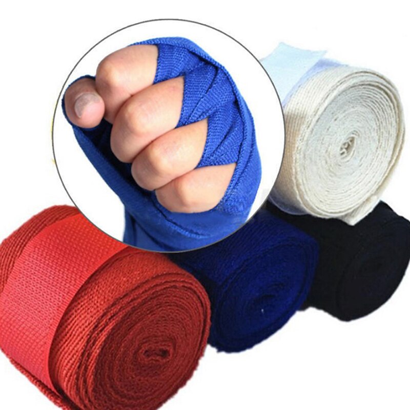Mænd kvinder håndpakker bokser taekwondo sportsbandager boksning bandage 2500 x 50 x 1mm muay thai kickboxing kick boksning