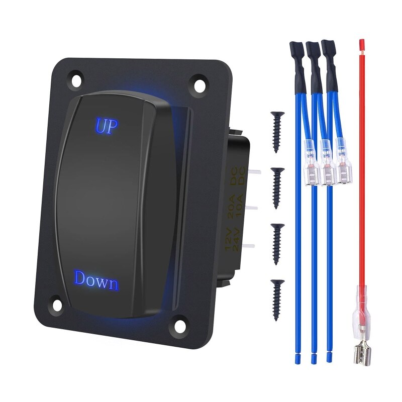 Aan-uit Schakelaar Panel Usb Slot Socket 12V 20A/24V 10A Rocker Schakelaars Toggle Voor Auto suv Marine Rv Camper Waterdichte