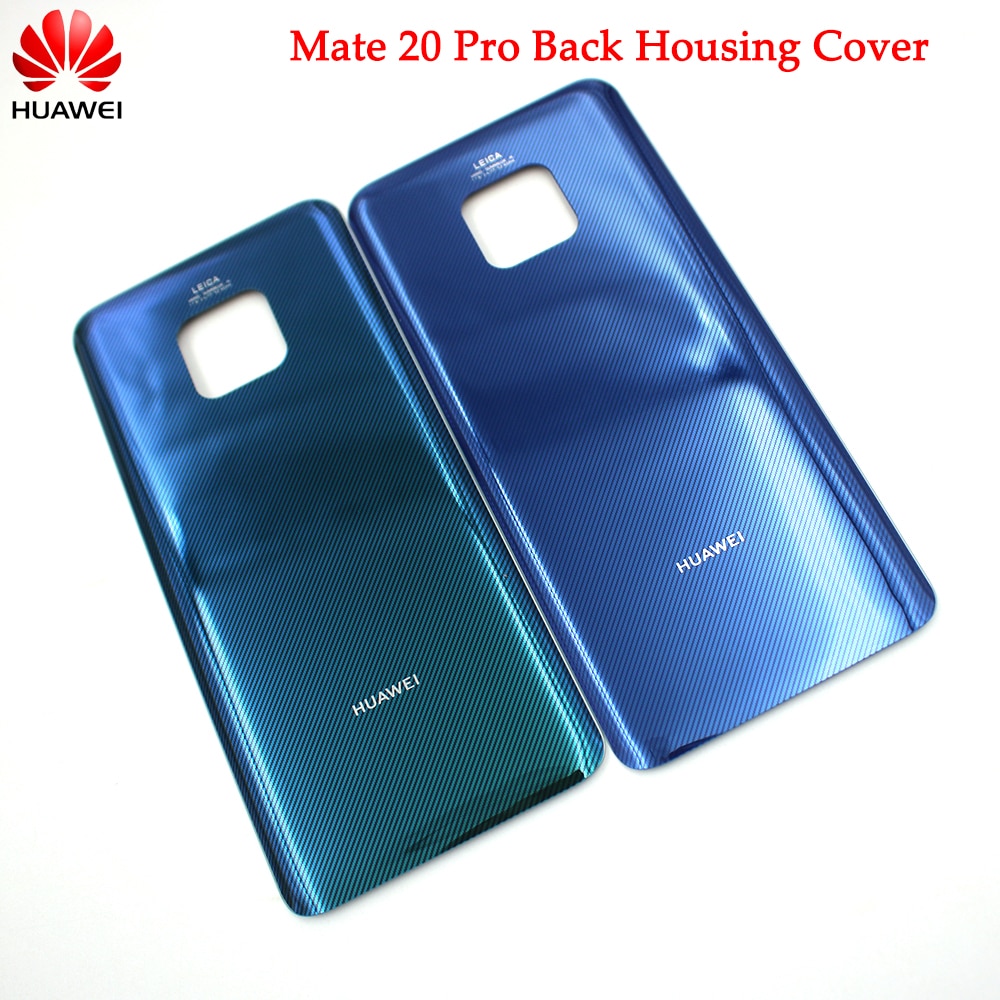 Originele Huawei Mate 20 Pro Glas Behuizing Cover Vervanging Back Achterklep Battery Case Behuizing Cover Voor Mate20 Pro Reparatie deel