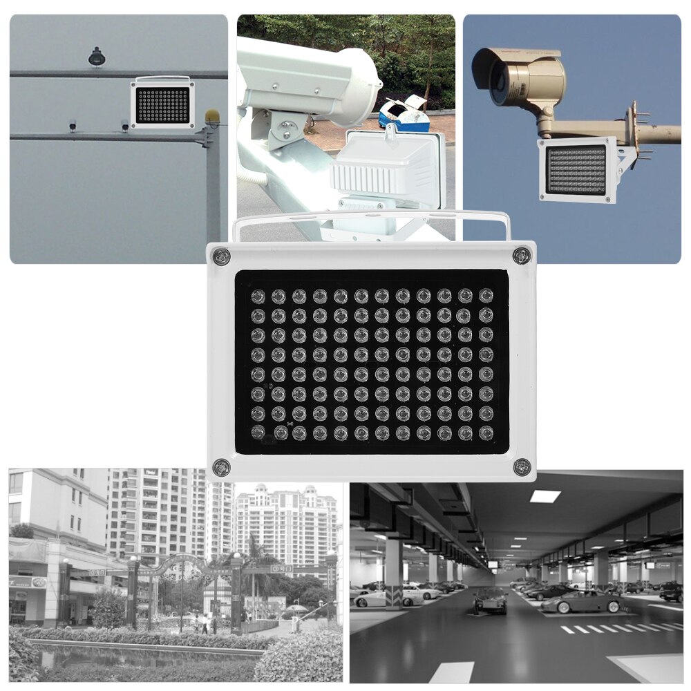 96 Leds Ir Illuminator Array Infrarood Lampen Nachtzicht Outdoor Waterdichte Cctv Vullen Licht Voor Cctv Camera