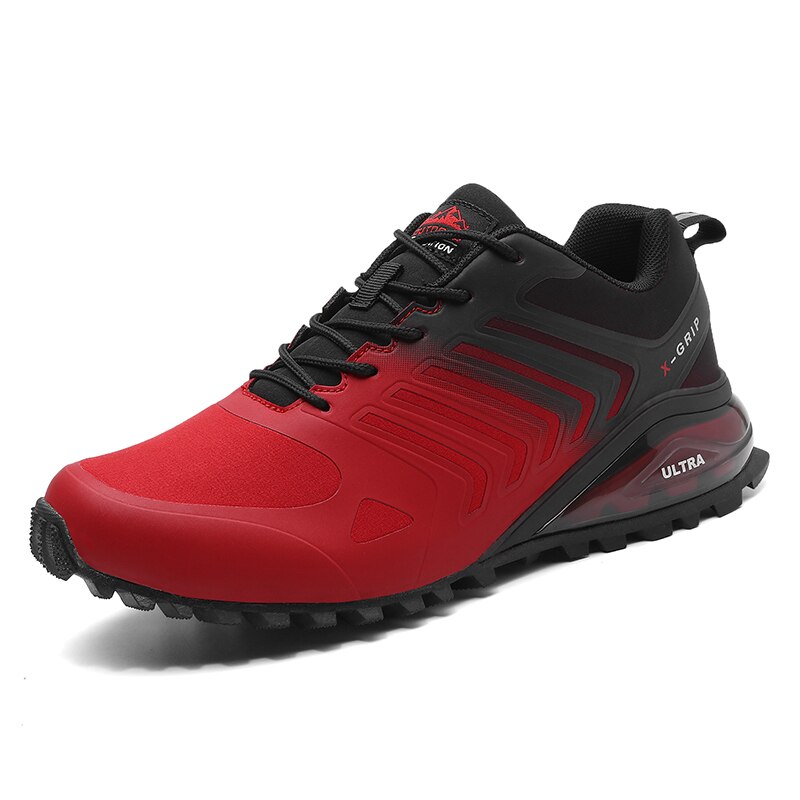 Training Golf Shoes Men Spikeless Golf Sneaker Big Size Golf Shoes 15 Size 41-50 Walking Sport Shoes Anti Slip Tour Golf Men: red / 15