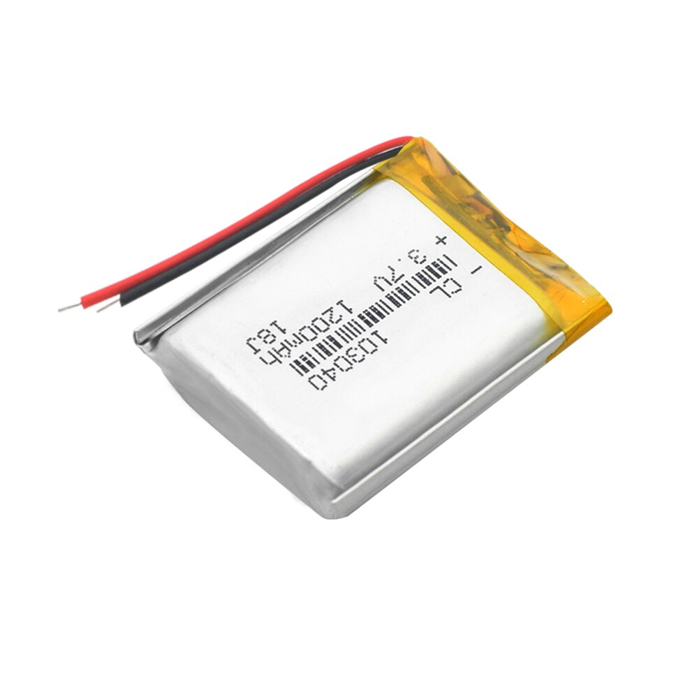 103040 3,7 V 1200mAh Li-ion DIY batería li-ion células Lipo litio li-po batería de polímero para MP3 MP4 DVD GPS Bluetooth auriculares