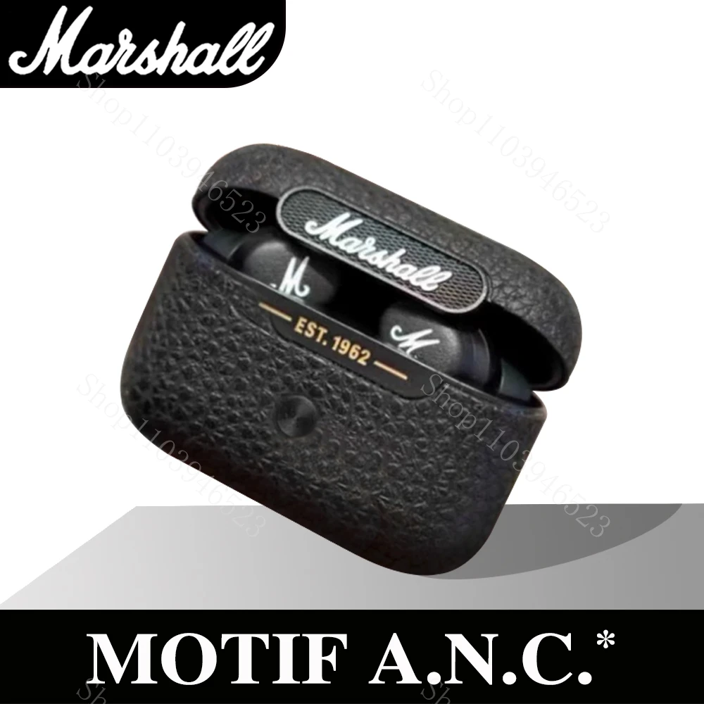MARSHALL MOTIF ANC Echte draadloze Bluetooth 5.2-hoofdtelefoon Actieve ruisonderdrukkende hoofdtelefoon In-ear waterdichte headset