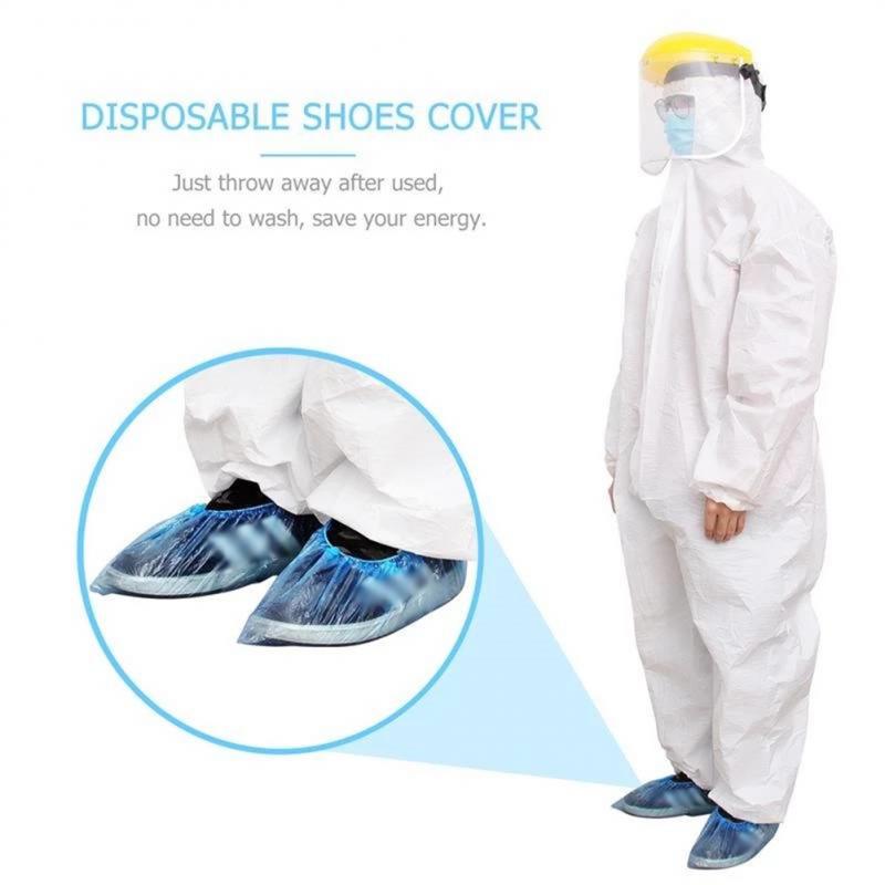 100Pcs Shoe Covers Disposable Hygienic Boot Cover For Household Construction Workplace Indoor Carpet Floor Protection Dust Cover