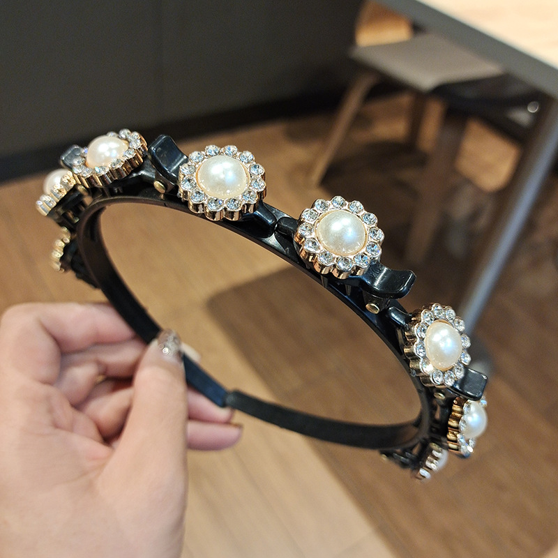 Unisex Alice Hairband Headband Men Women Sports Hair Band Hoop Metal Hoop Double Bangs Hairstyle Hairpin Hair Accessories: Silver