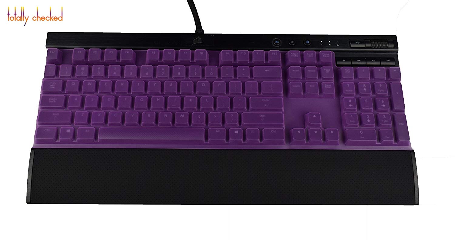 Protecteur de peau de couverture de clavier de Silicone pour le clavier mécanique de jeu de Corsair K70 RAPIDFIRE rvb RAPIDFIRE K70 LUX/LUX rvb