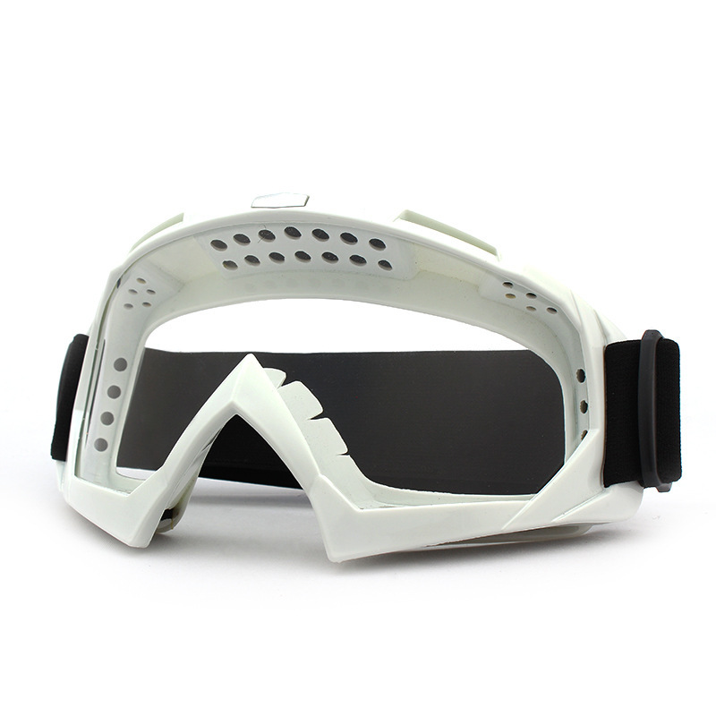 Gafas de Motocross para adultos, Gafas de motocicleta ATV, lentes transparentes, casco de esquí, Googles todoterreno para Kawasaki Oculos Gafas: Gris