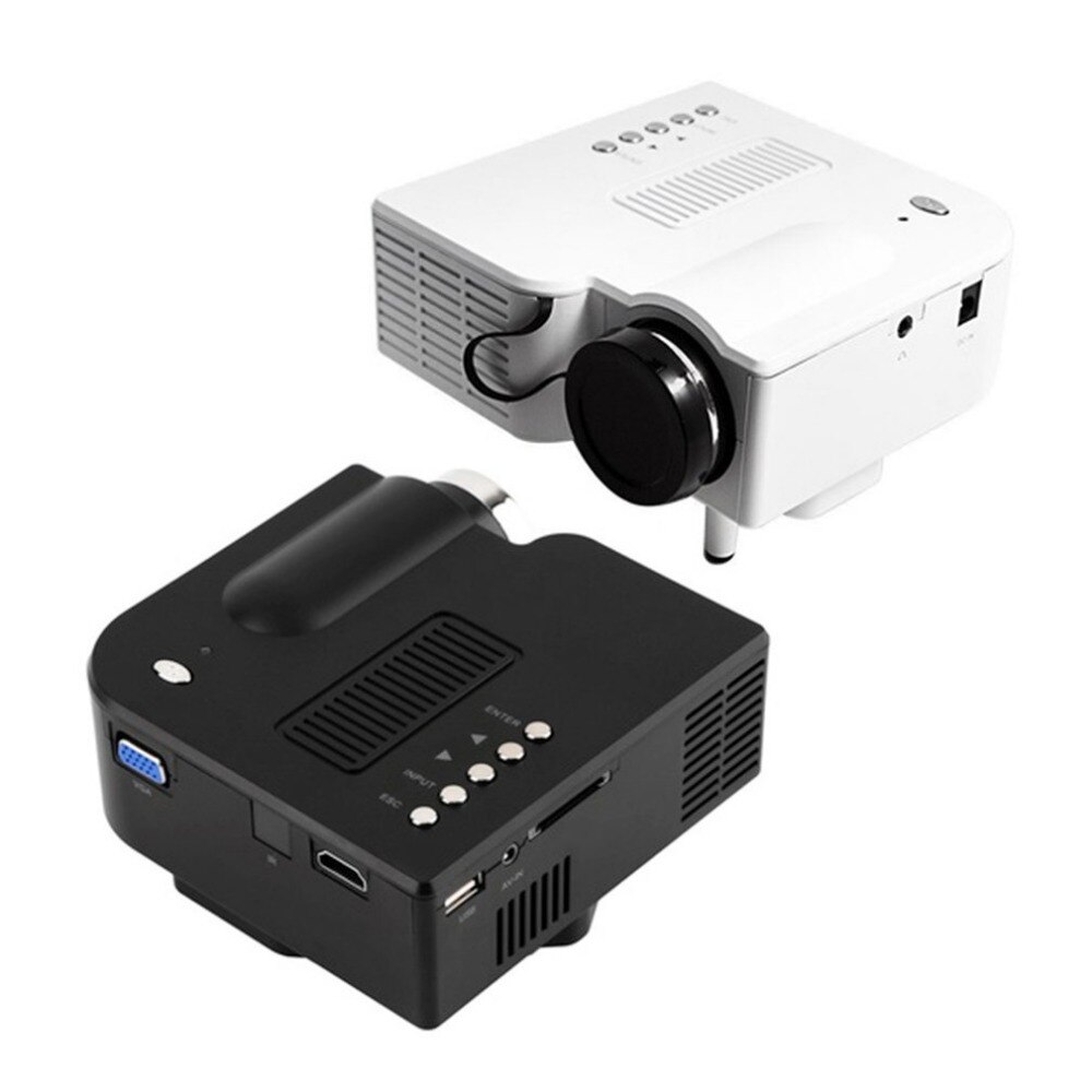 Mini-projector, Draagbare Full HD 1080P-videoprojector, Slimme LED Projector Ingebouwde Luidspreker Thuisbioscoopprojector Compatibel Met Smartphone Tv Stick Ps4 Hdmi Av Usb1