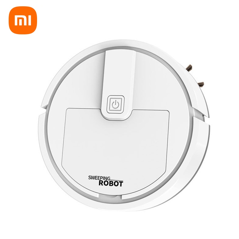 Xiaomi casa 3-in-1 robot spazzante intelligente Ricarica USB Telecomando ottavino elettrodomestico Regalo robot aspirapolvere pigro Nuova vendita calda: bianca